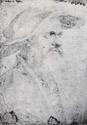 Albrecht Durer, Eobanus Hesse with the monogram of the artist